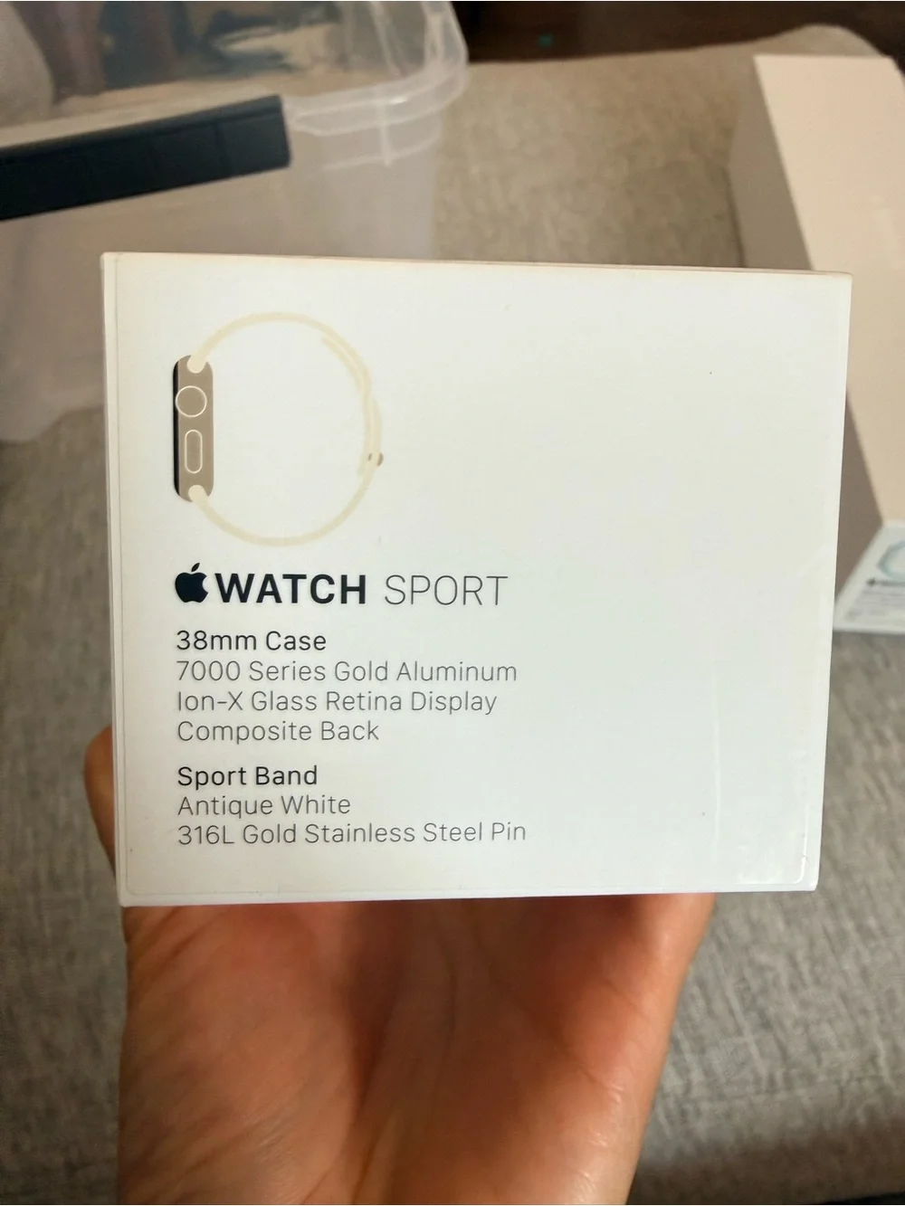 Apple watch case empty box only